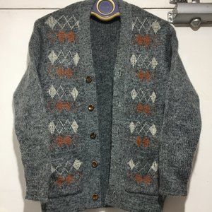 VINTAGE HARRIES KNITTED WOOL SWEATER CARDIGANS SIZE S